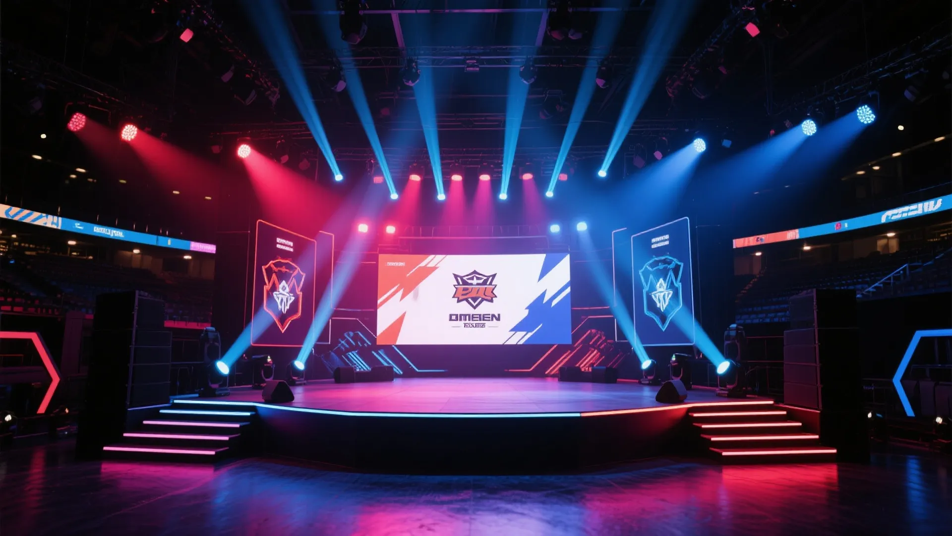 英雄联盟电竞赛事现场