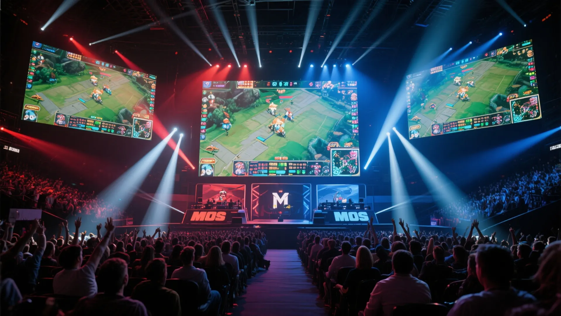 英雄联盟赛事现场